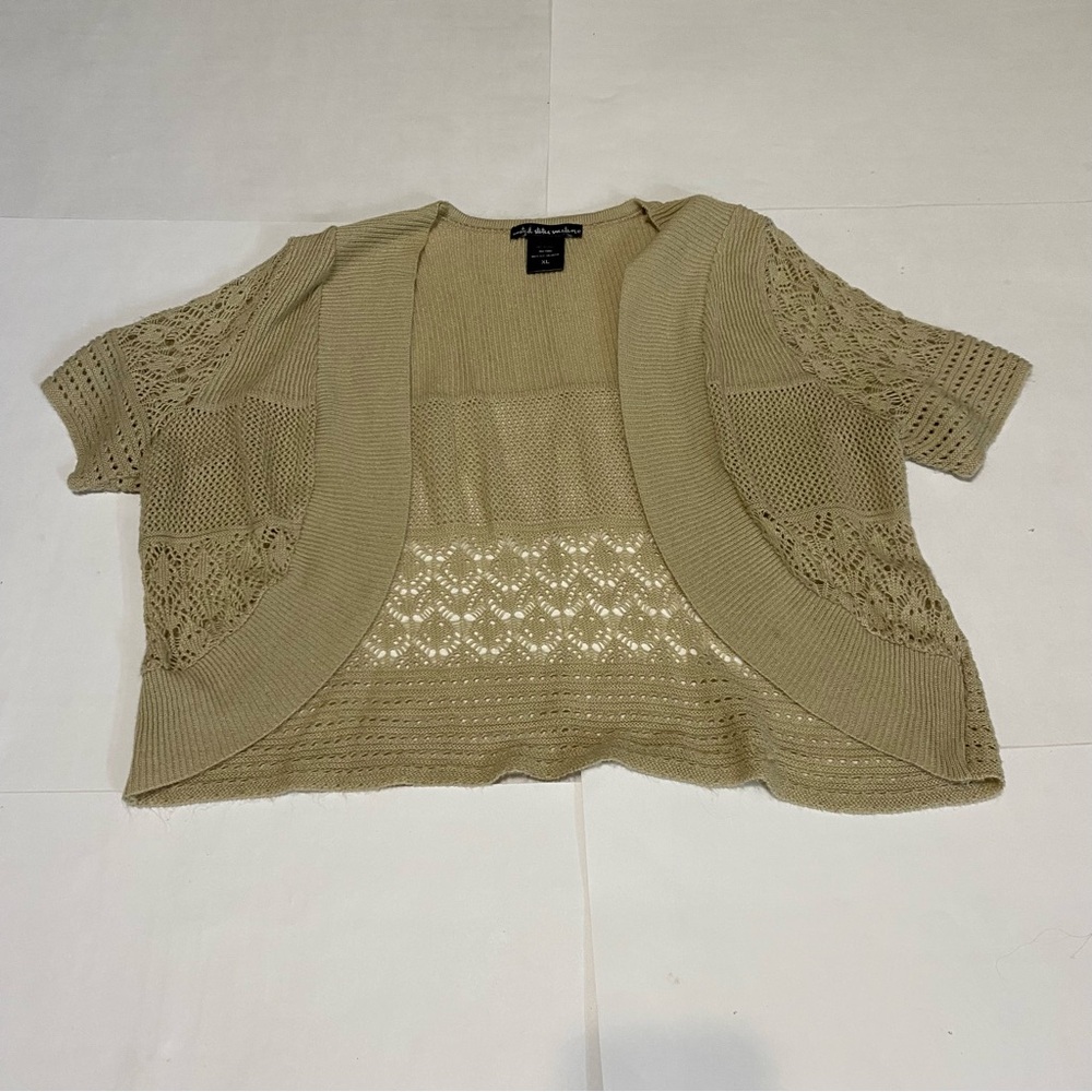 ⭐️United States Sweaters Tan Open-Front Shrug